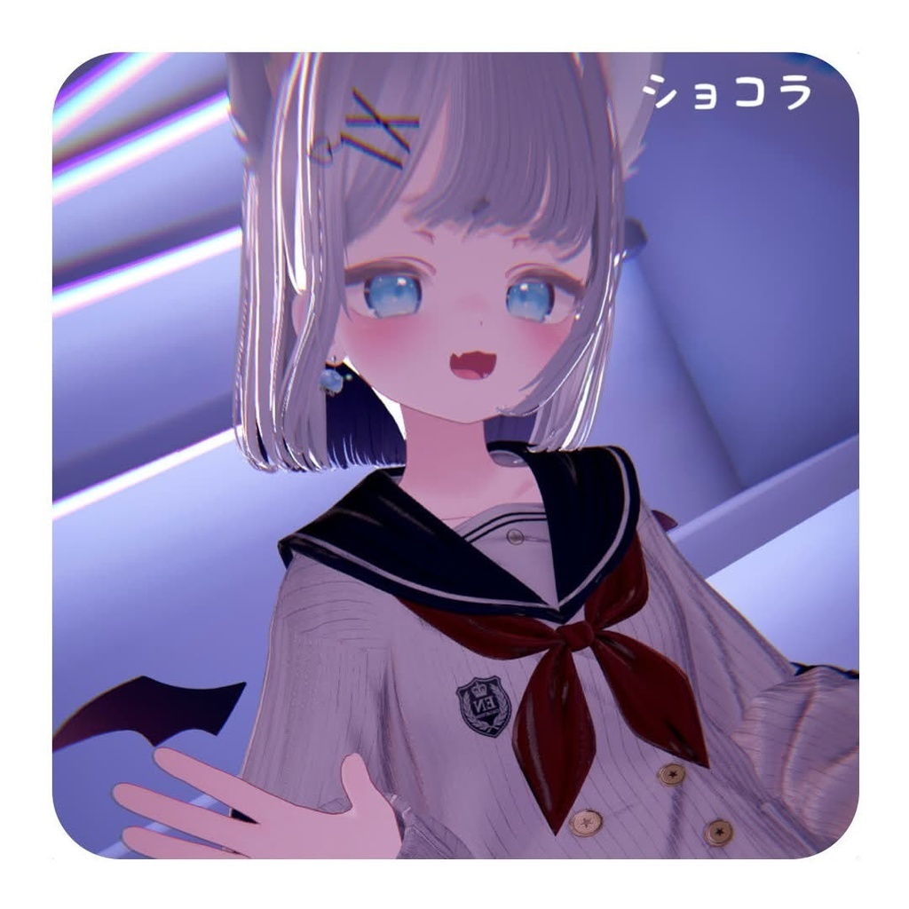 【VRC対応】みずくらげピアス‐Jellyfish Earrings-