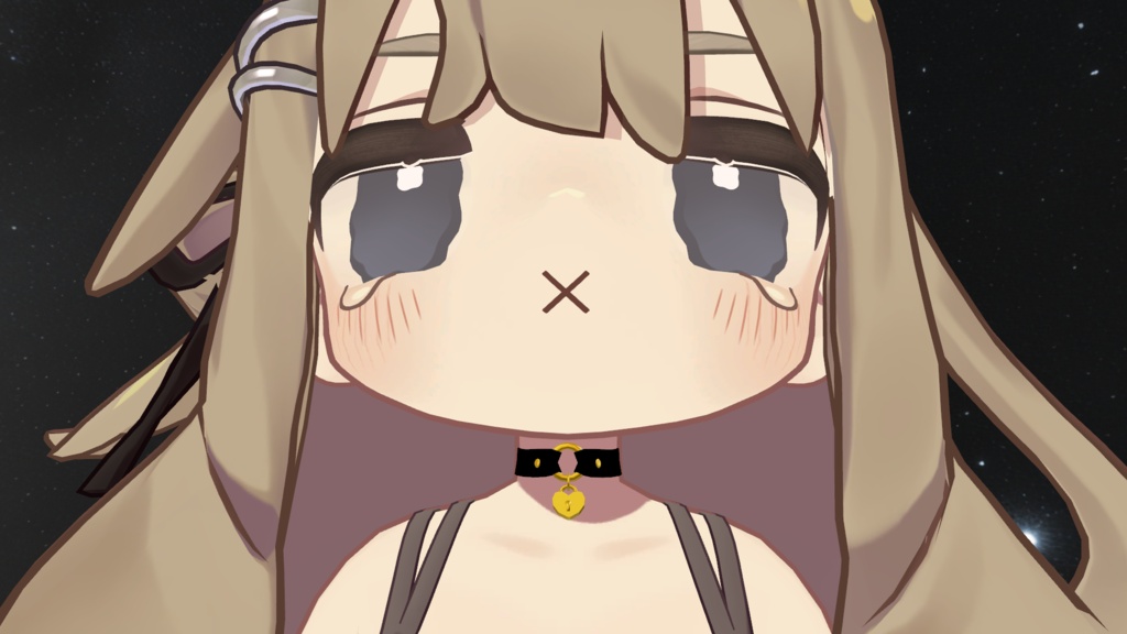 鍵と錠前付チョーカー