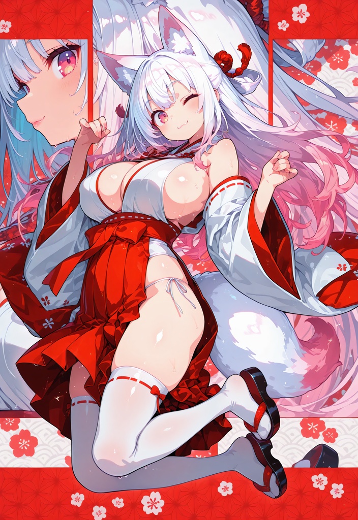 狐巫女 白乃 -shirono- | クリアファイル03