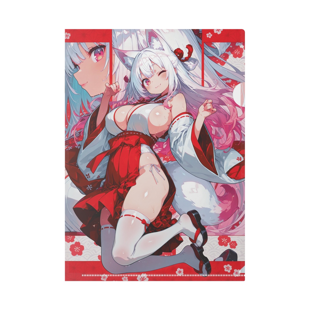 狐巫女 白乃 -shirono- | クリアファイル03