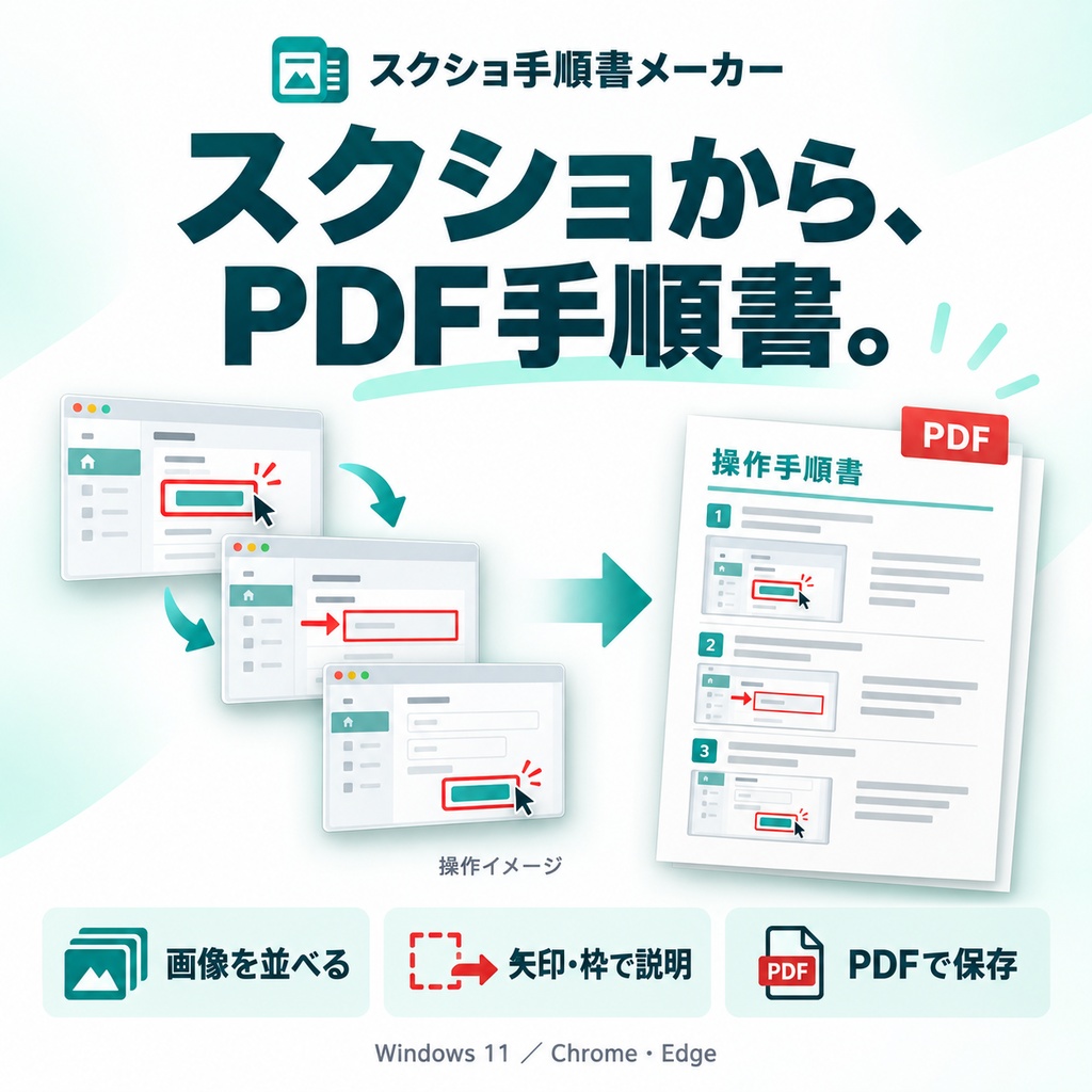 スクショからPDF手順書
