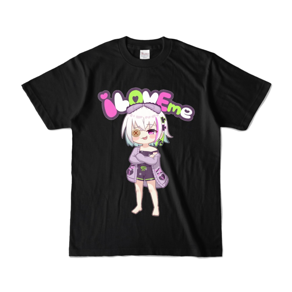 i LOVE me Tシャツ(黒)