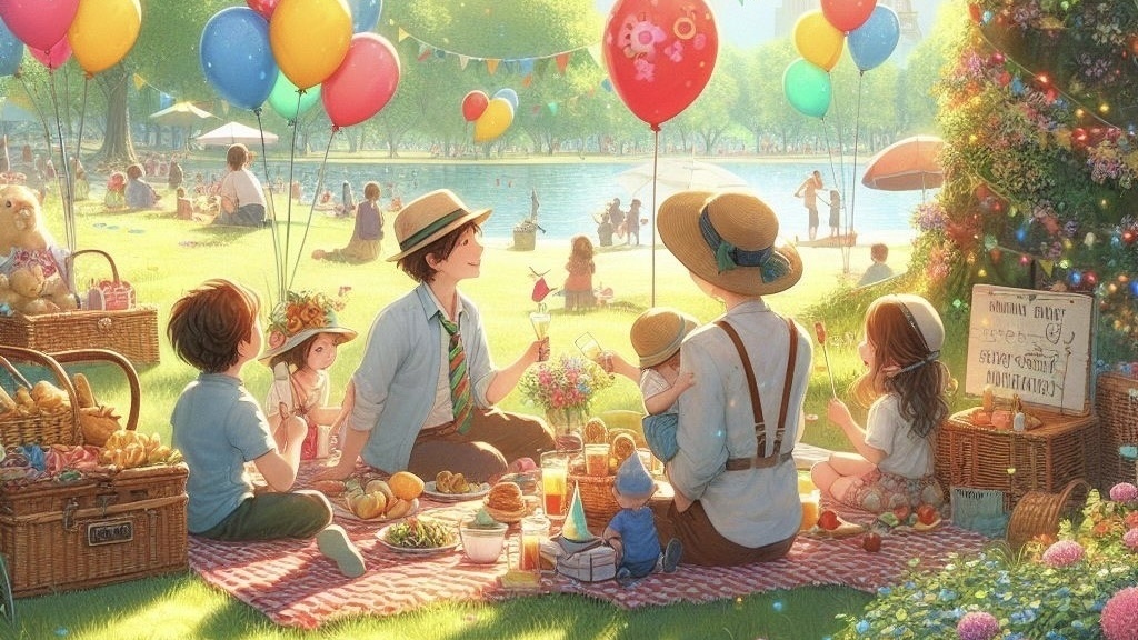【フリーBGM】休日の公園