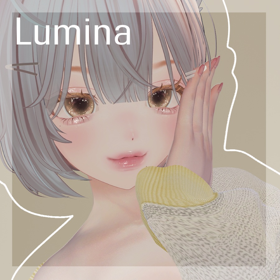 【複数アバター対応】GlacielleDrop/EyeTexture