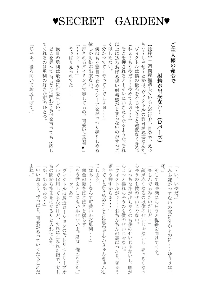 SECRETGARDEN~秘密の庭~