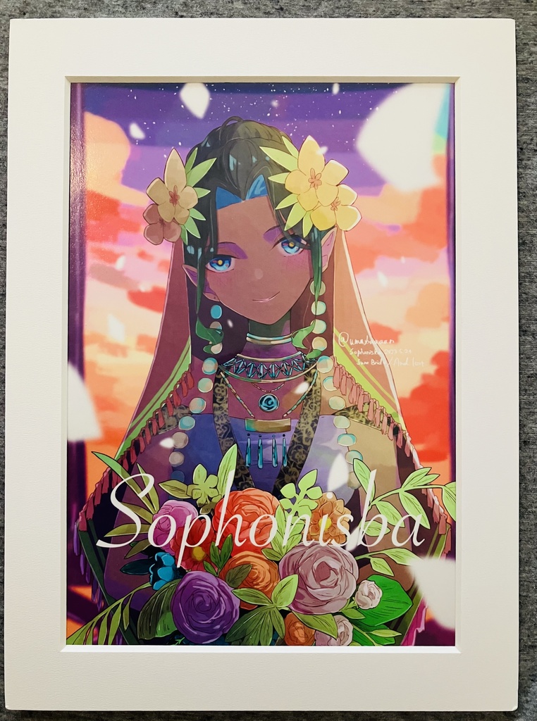 Sophonisba:そして失った A4ポスター額付き