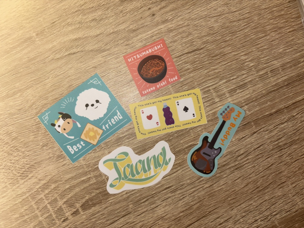 らーなオリジナルステッカー