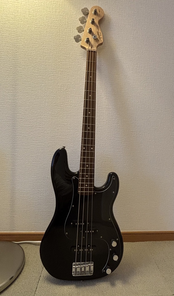 SQUIER エレキベース AFFINITY PJ BASS BWB PG BLK らーなスペシャルセット