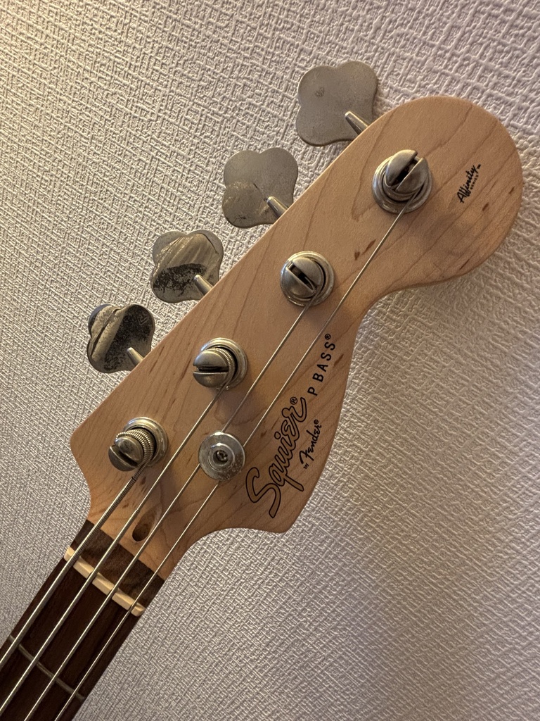 SQUIER エレキベース AFFINITY PJ BASS BWB PG BLK らーなスペシャルセット