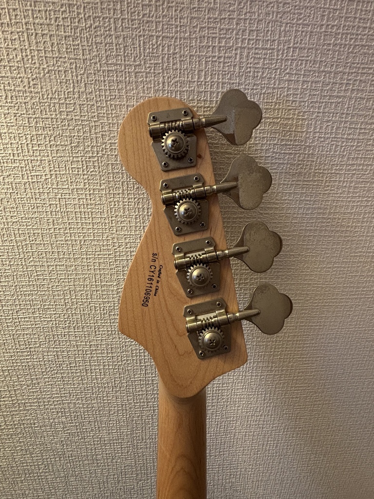 SQUIER エレキベース AFFINITY PJ BASS BWB PG BLK らーなスペシャルセット