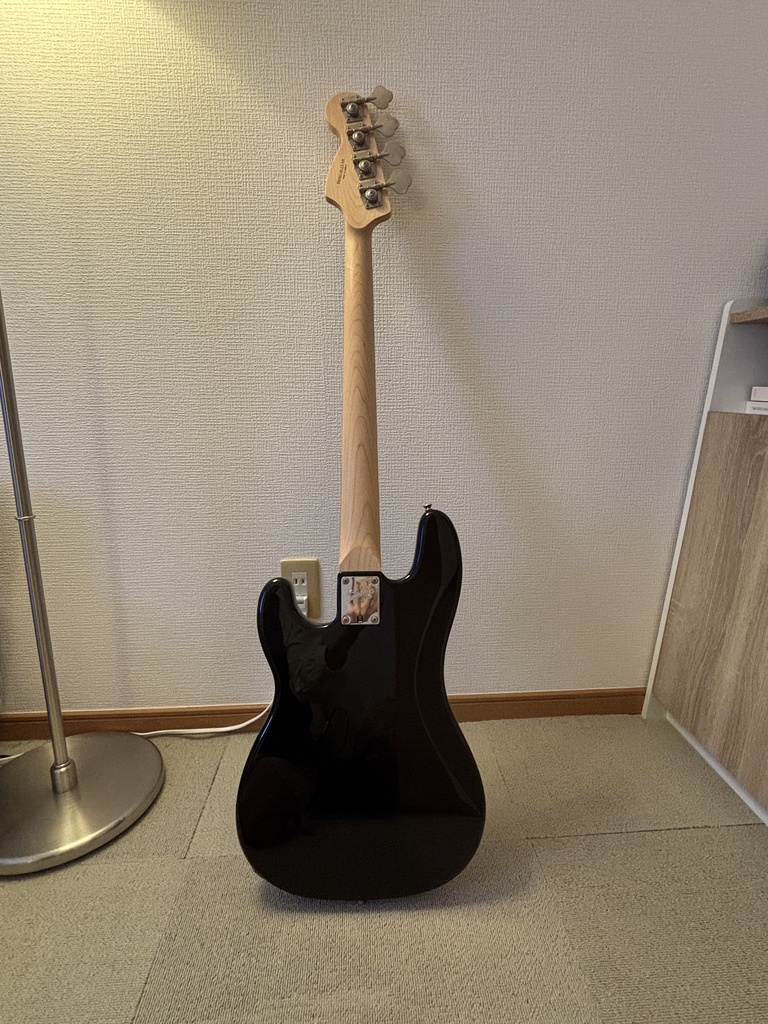 SQUIER エレキベース AFFINITY PJ BASS BWB PG BLK らーなスペシャルセット