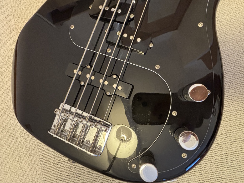 SQUIER エレキベース AFFINITY PJ BASS BWB PG BLK らーなスペシャルセット