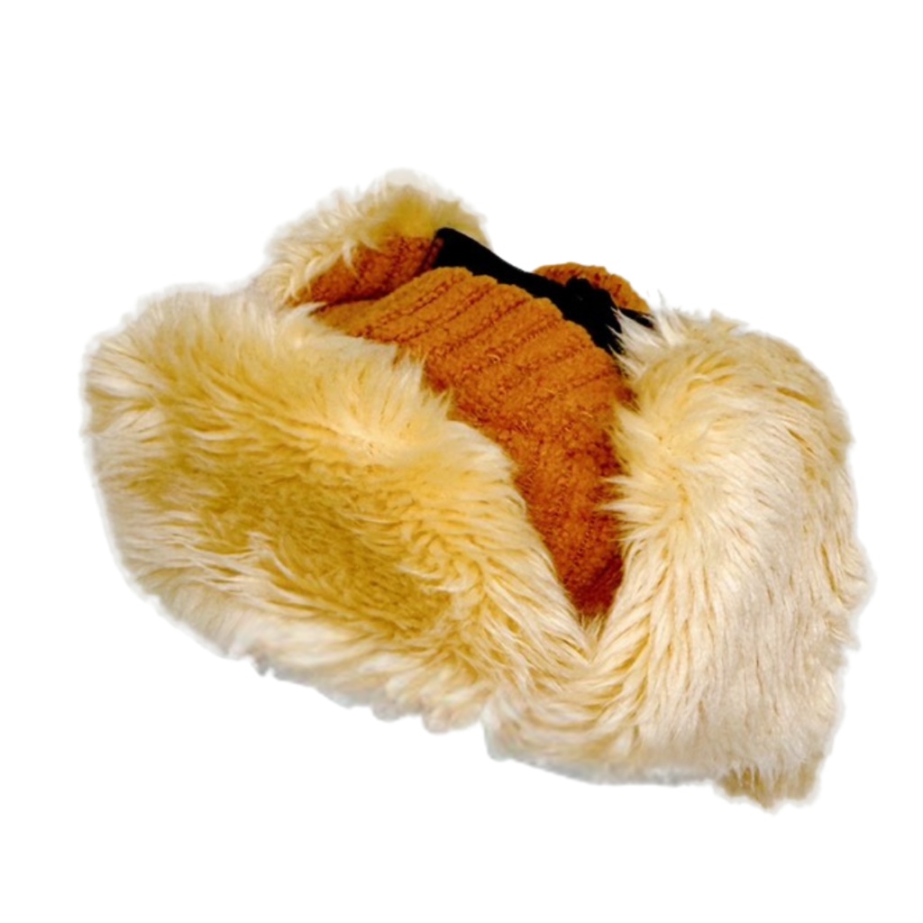 ぬい用フライングキャップ【ブラウン】