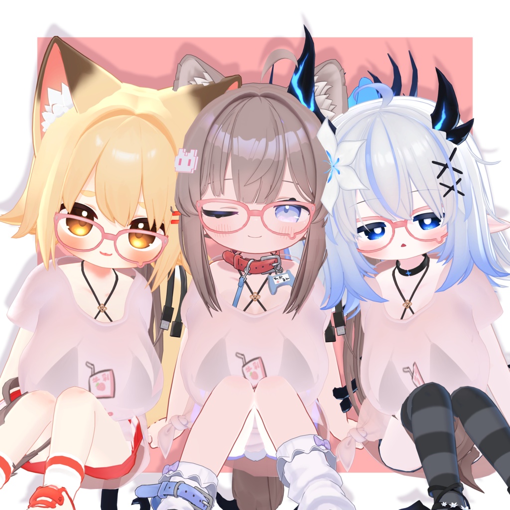 【6アバター対応】ロリ巨乳簡単導入キット