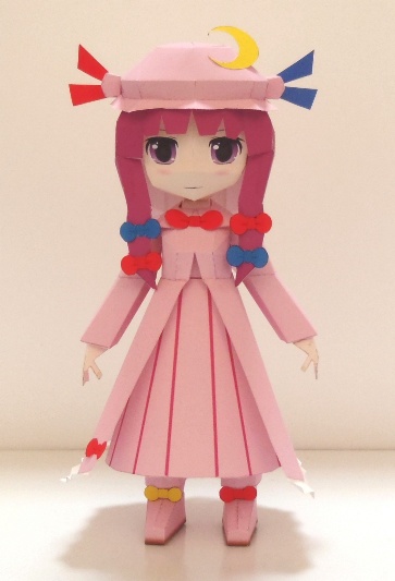 のび式ペーパークラフト　パチュリー・ノーレッジ