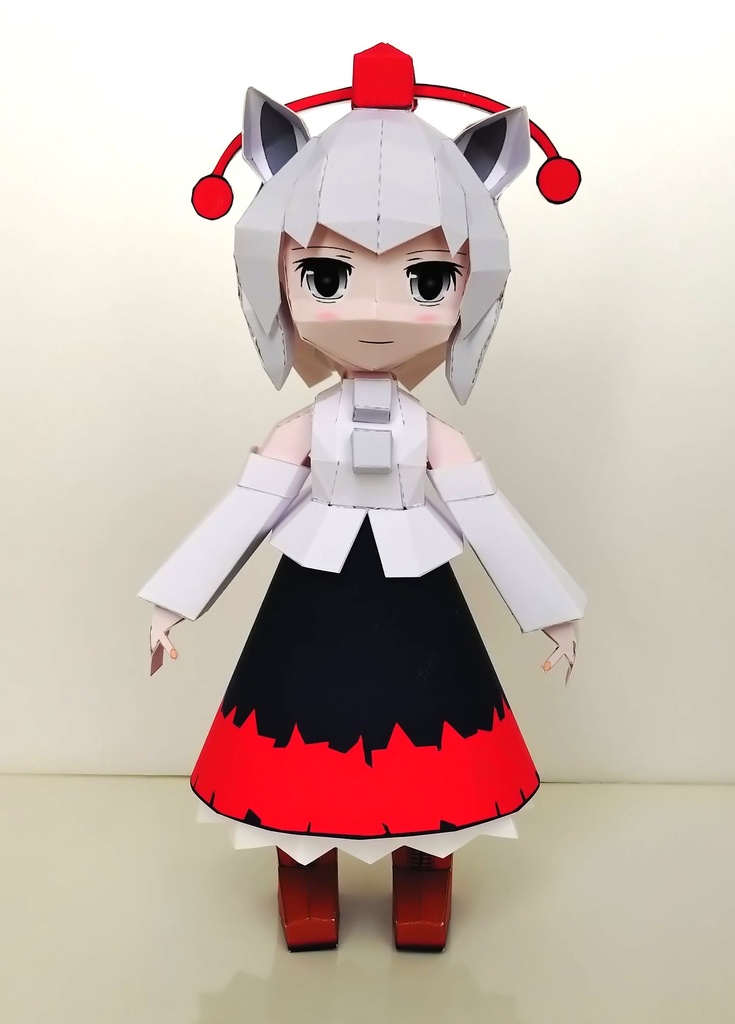 のび式ペーパークラフト　犬走 椛