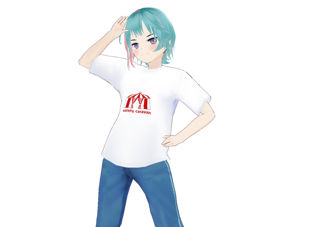 ウラニハ時間TV2024 バラエティキャラバンTシャツ