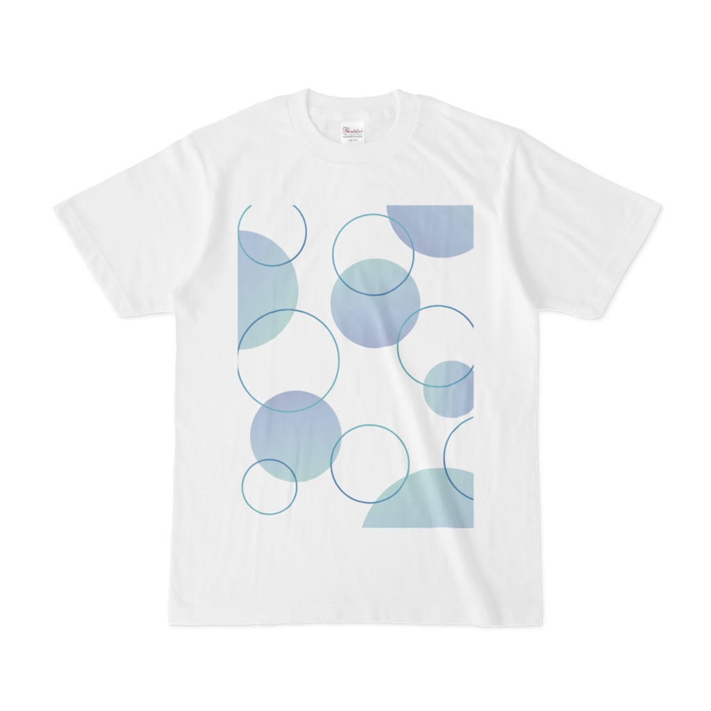 ウラニハTシャツ「背景の水玉(カラー)」