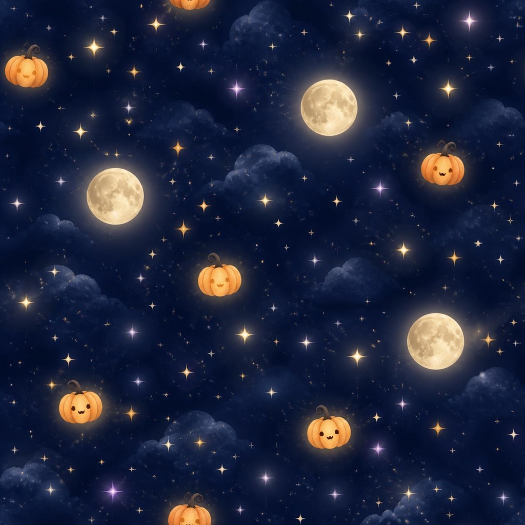 ハロウィン デジタルペーパー11柄セット|Cozy Classic Halloween|背景素材・ラッピングペーパー