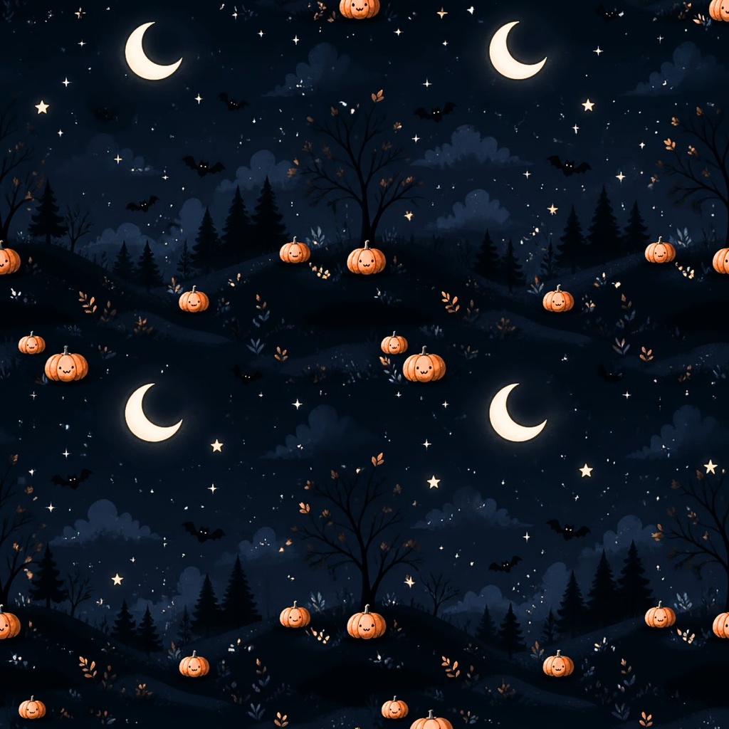 ハロウィン デジタルペーパー11柄セット|Cozy Classic Halloween|背景素材・ラッピングペーパー