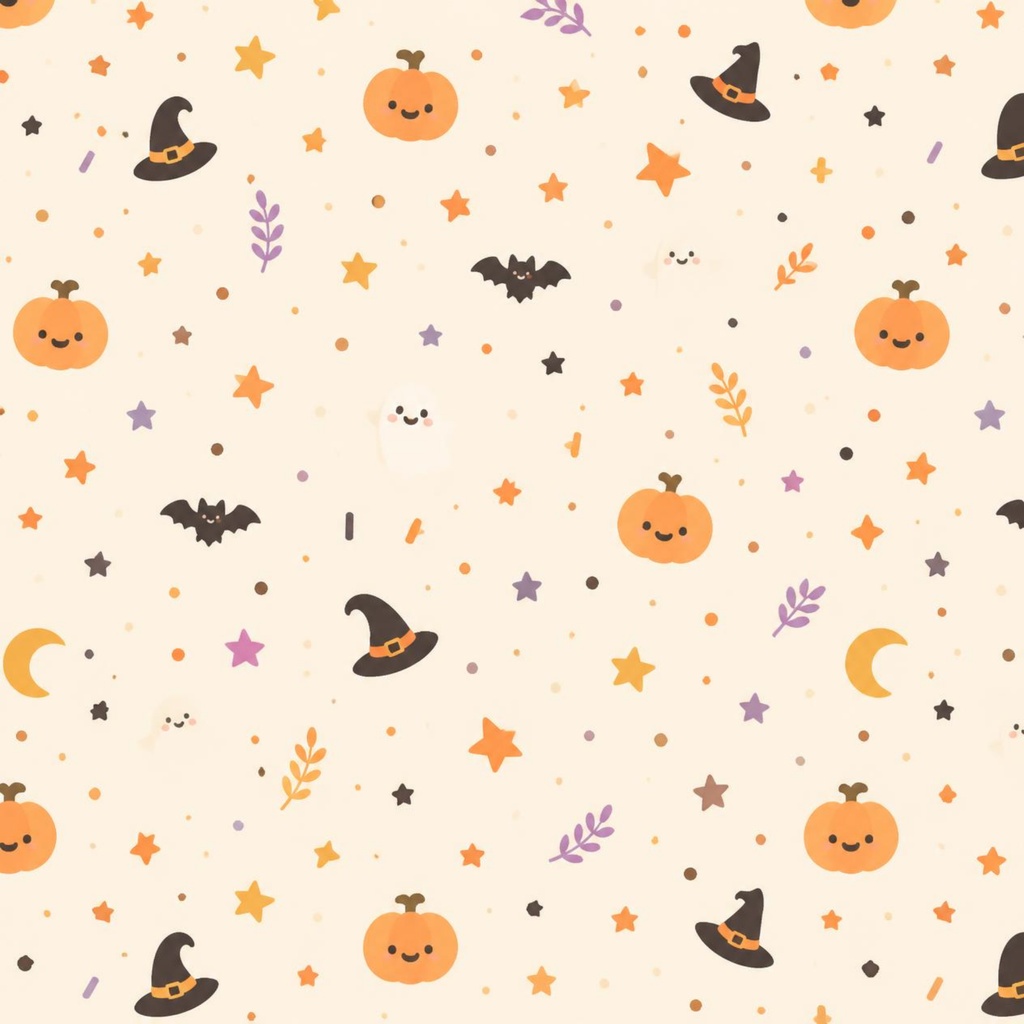 ハロウィン デジタルペーパー11柄セット|Cozy Classic Halloween|背景素材・ラッピングペーパー