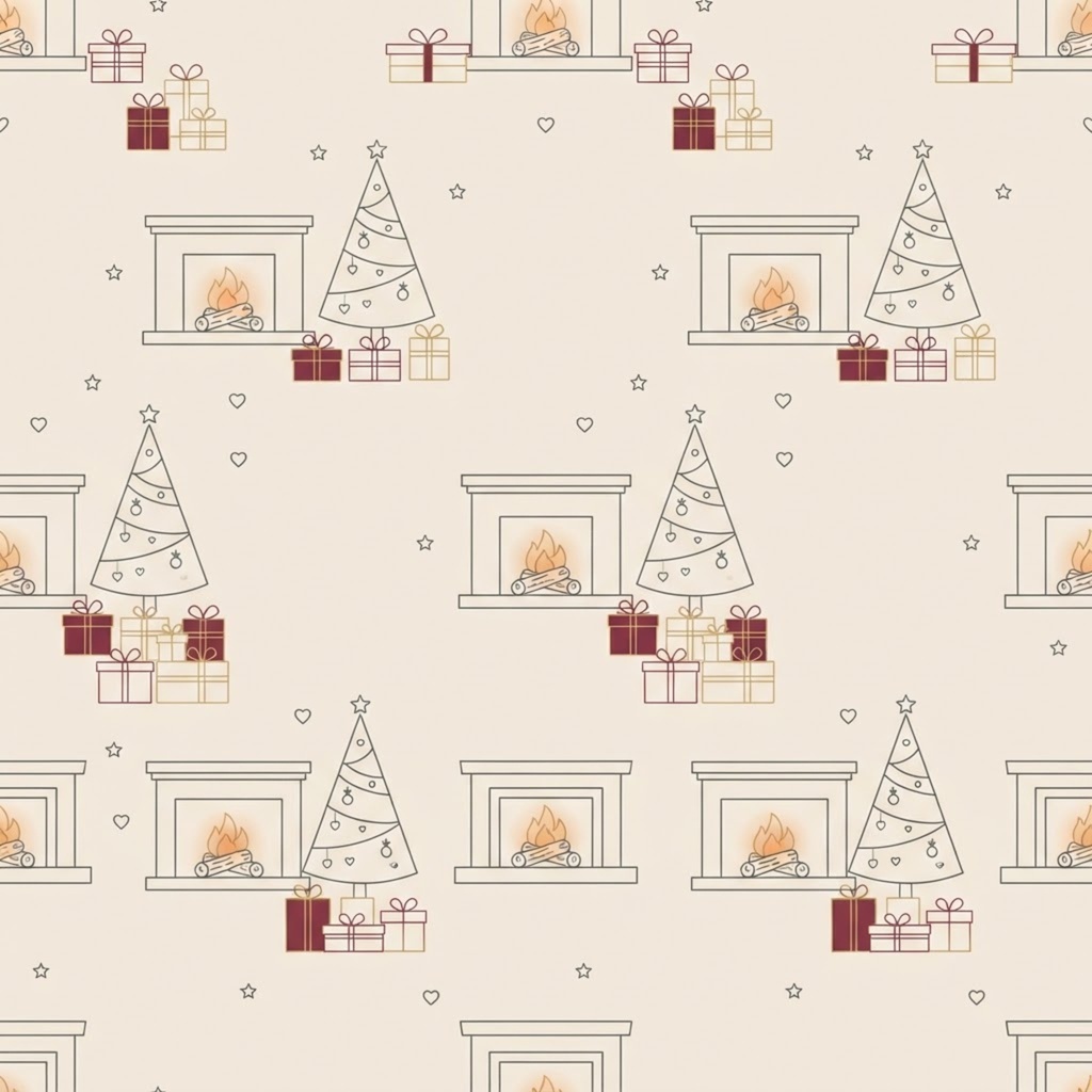 【商用利用可】北欧風クリスマス・デジタルペーパー12色セット(背景素材・パターン素材)