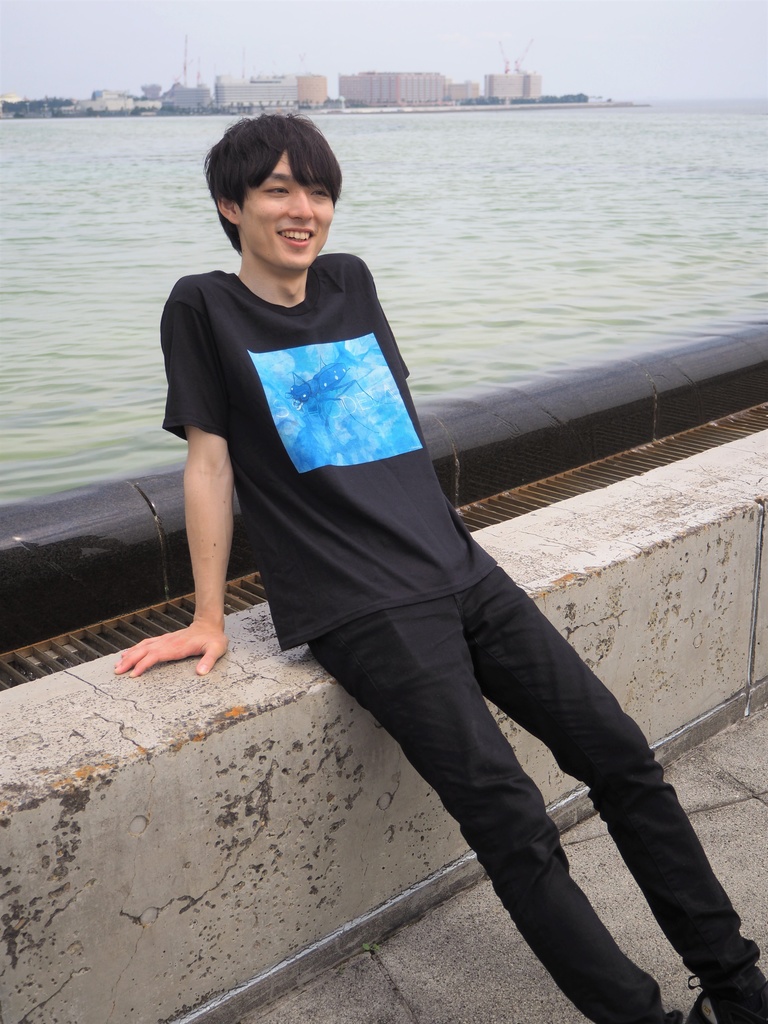 青のハンミョウ Tシャツ
