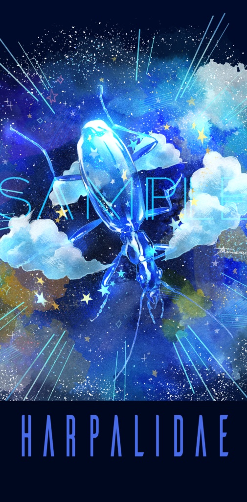 夜空のゴミムシ スマホケース