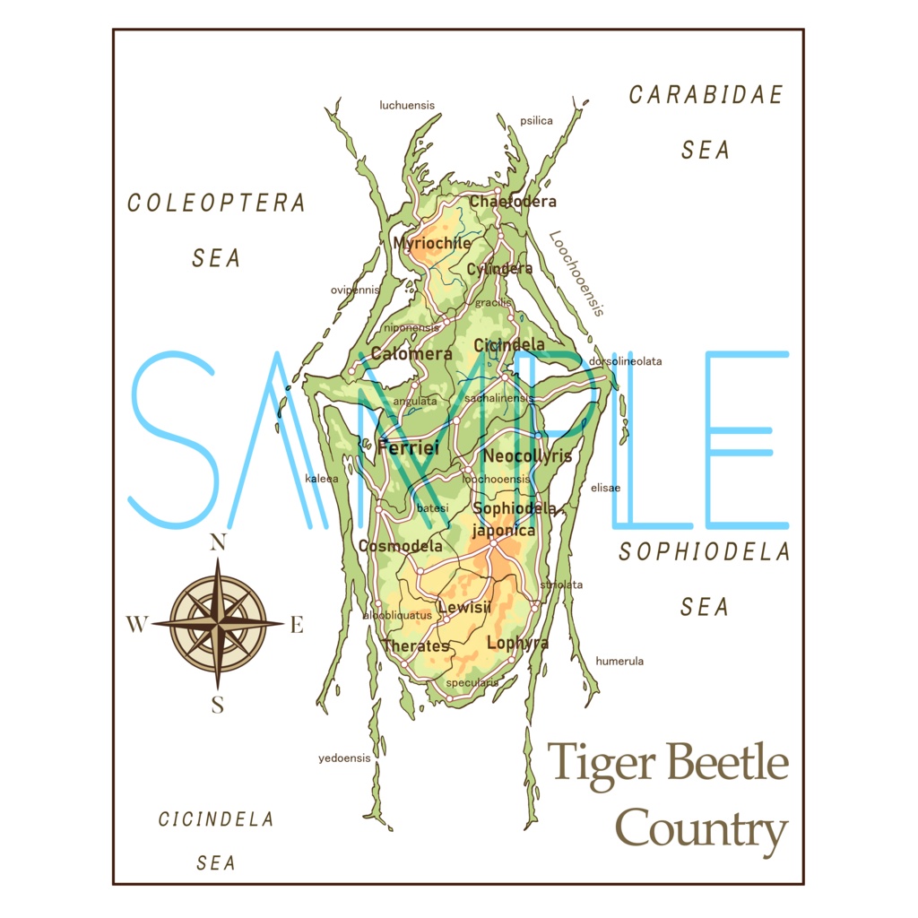 ハンミョウの国 エコバッグ