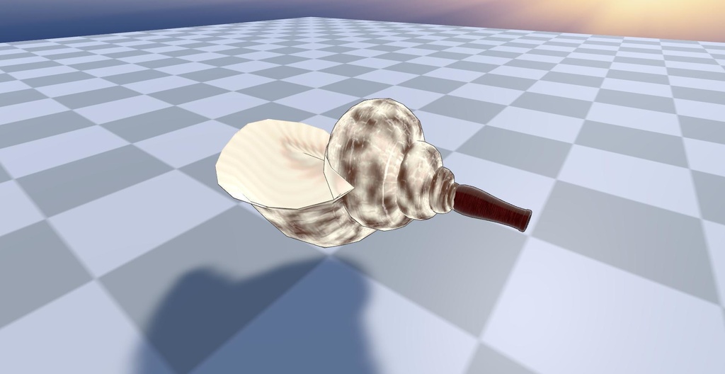 VRChat想定 法螺貝