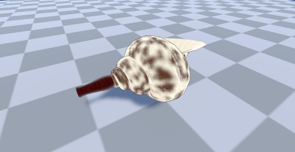 VRChat想定 法螺貝