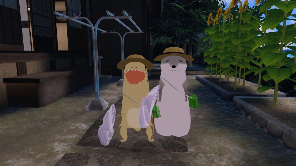 かいじゅう かわうそ 2アバター対応 こんぽた おでかけsummer