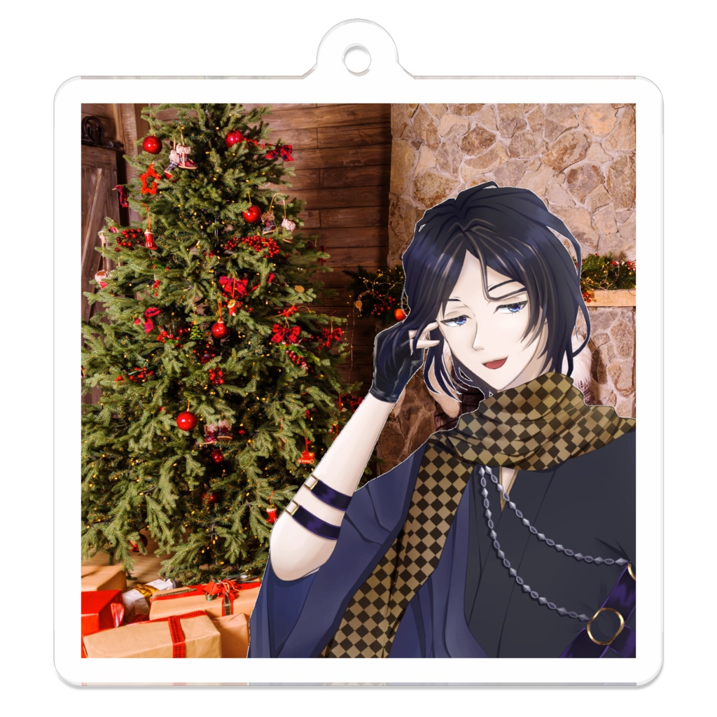 たいが🐉🐯 タイプＤ（クリスマス仕様）　アクリルキーホルダー