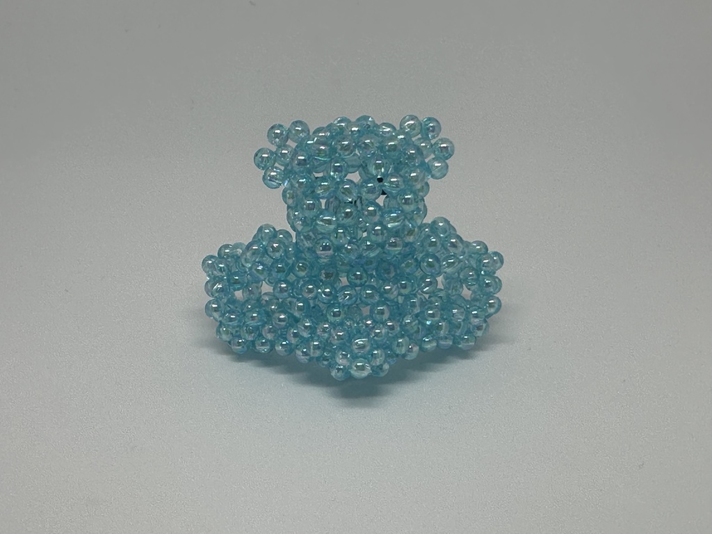 ビーズベア 水色 クラフター:愛染 舞奏