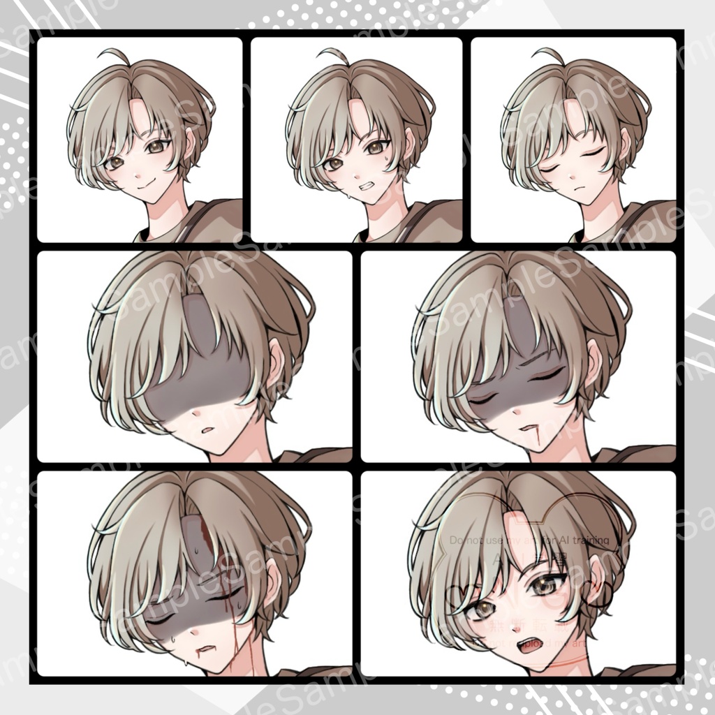 【有料版】立ち絵_茶髪の男性