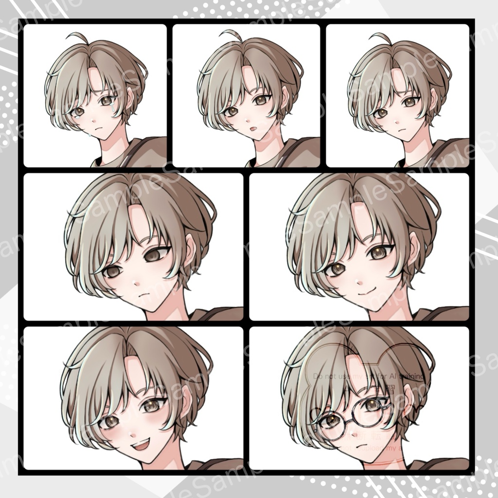【有料版】立ち絵_茶髪の男性