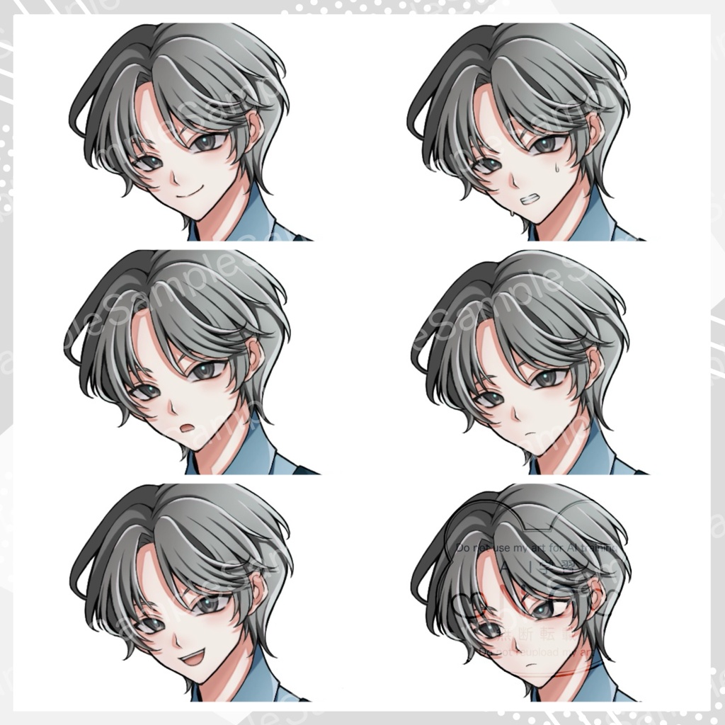 【有料版】立ち絵_警察官_おまわりさん_男性