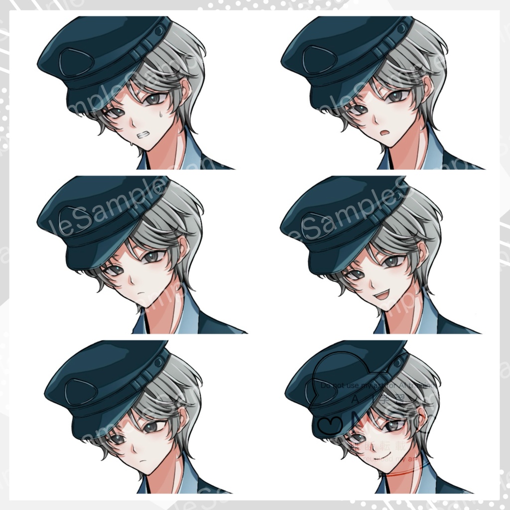 【有料版】立ち絵_警察官_おまわりさん_男性