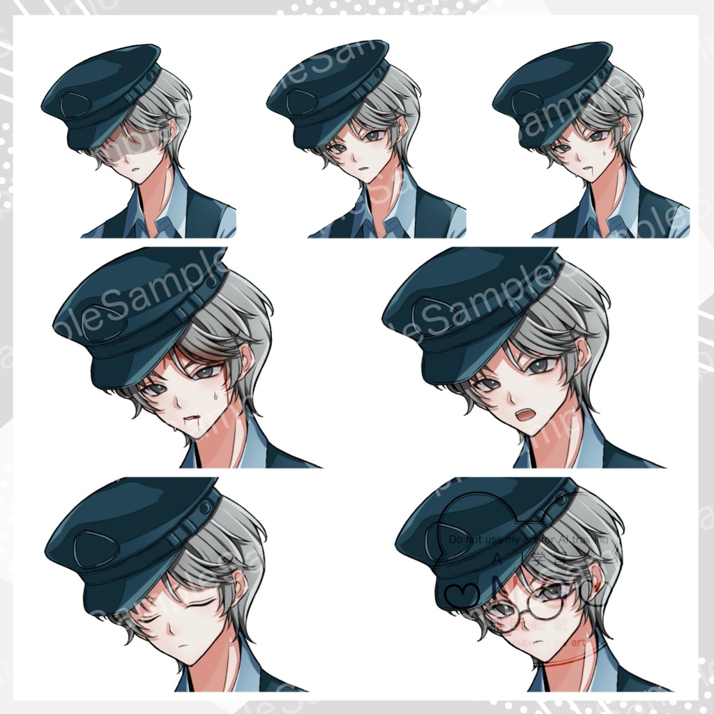 【有料版】立ち絵_警察官_おまわりさん_男性