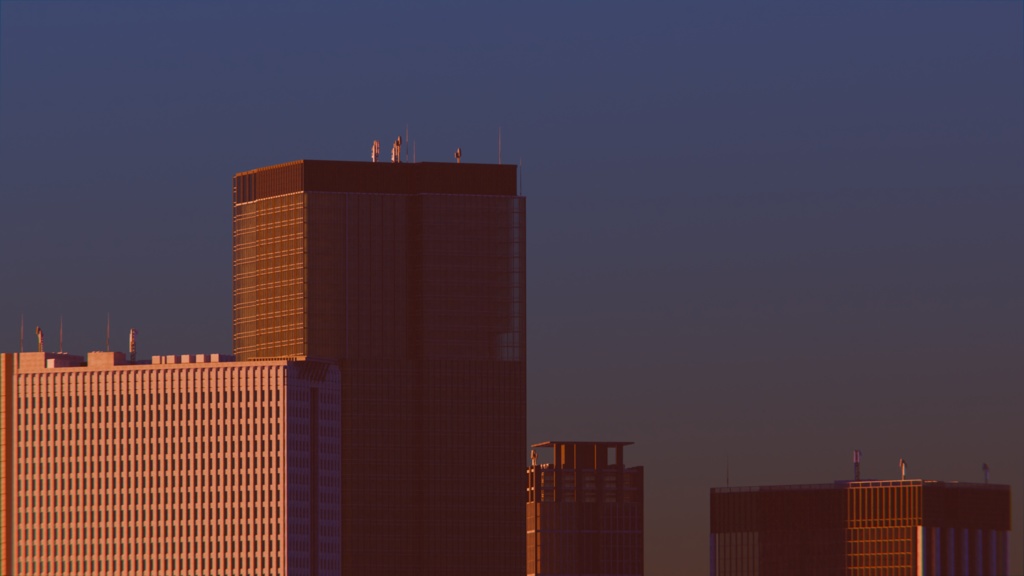 高層ビル4棟セット【blender用】