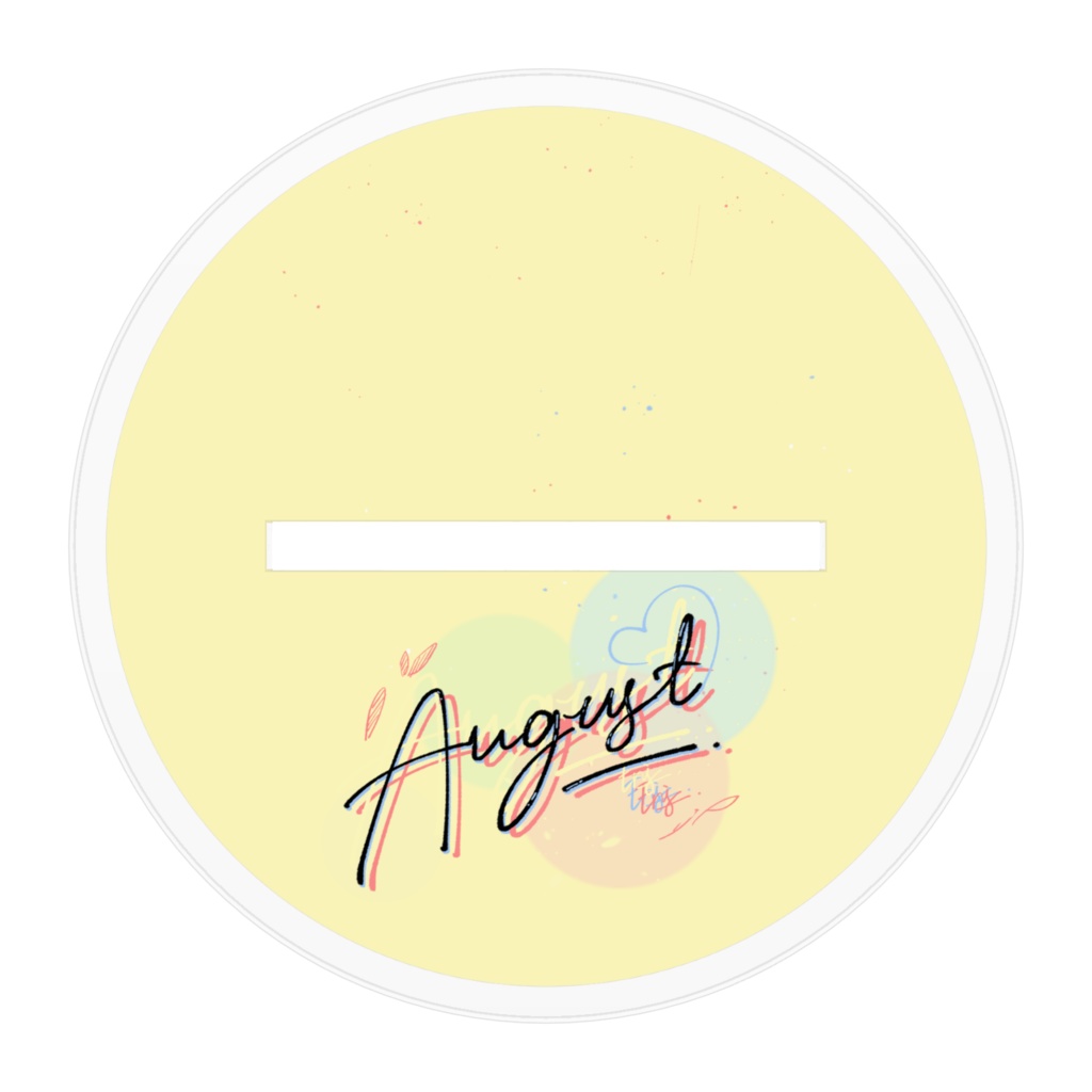 August アクリルフィギュア