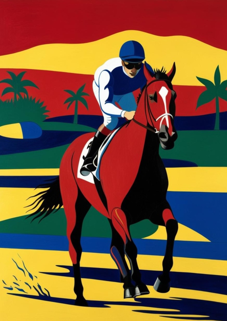 🎨 競走馬 × ゴッホ風・ゴーギャン風・トゥールーズ=ロートレック風 🎭