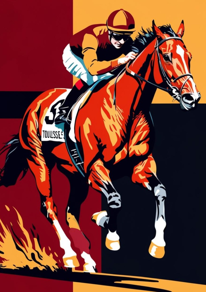 🎨 競走馬 × ゴッホ風・ゴーギャン風・トゥールーズ=ロートレック風 🎭