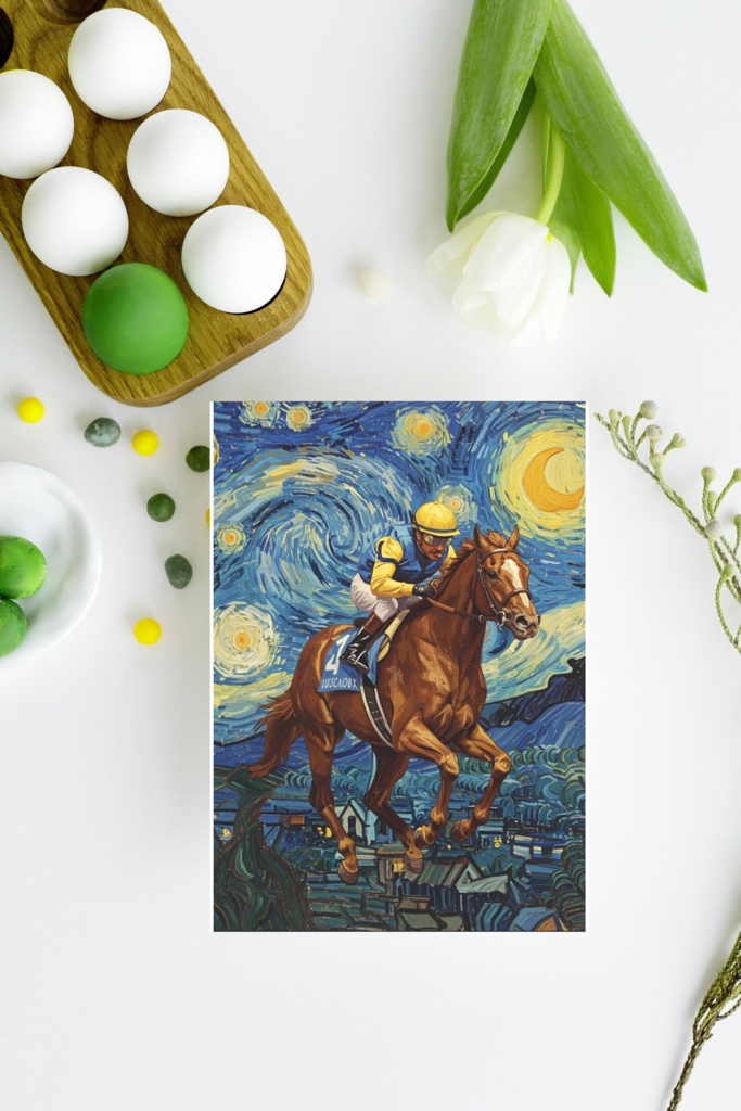 🎨 競走馬 × ゴッホ風・ゴーギャン風・トゥールーズ=ロートレック風 🎭