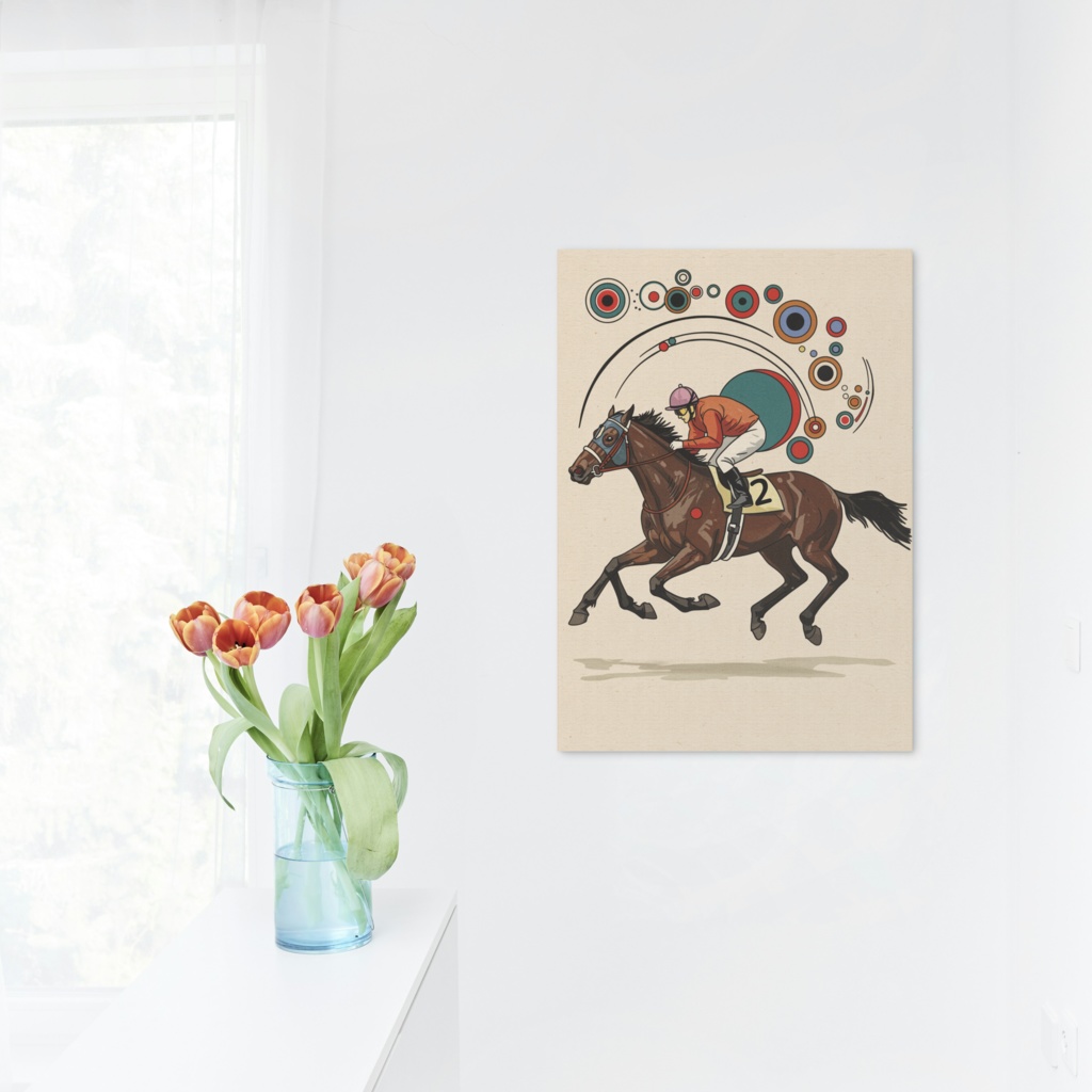 🎨 競走馬 × カンディンスキー風・マレーヴィチ風・ピカソ風 🎭