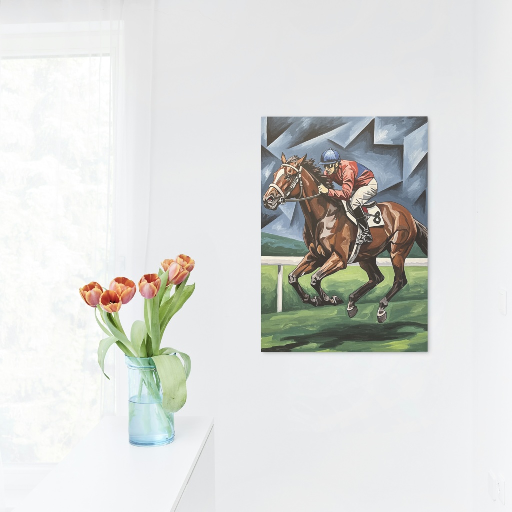🎨 競走馬 × カンディンスキー風・マレーヴィチ風・ピカソ風 🎭