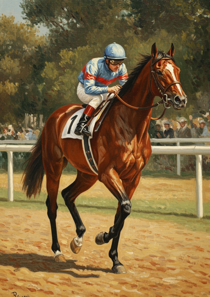 🎨 競走馬 × (モネ風・ルノワール風・セザンヌ風) 🇫🇷