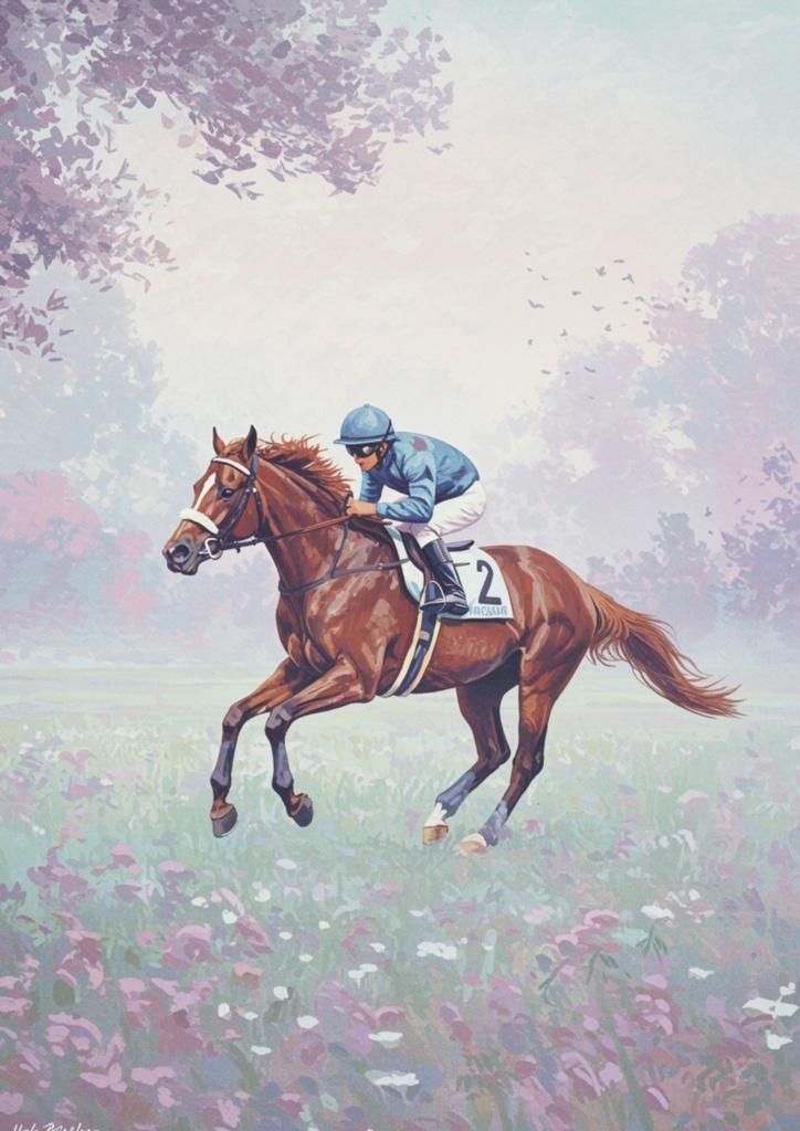 🎨 競走馬 × (モネ風・ルノワール風・セザンヌ風) 🇫🇷