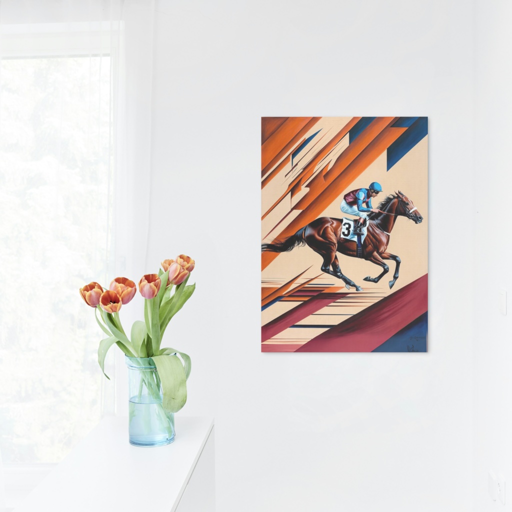 🎨 競走馬 × ボッチョーニ風・セヴェリーニ風・デュシャン風(未来派アート) 🏇✨