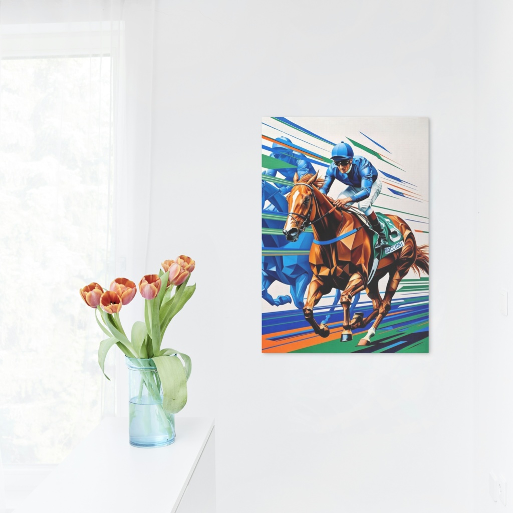 🎨 競走馬 × ボッチョーニ風・セヴェリーニ風・デュシャン風(未来派アート) 🏇✨
